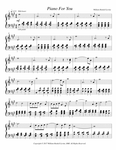 Free Sheet Music Piano For You