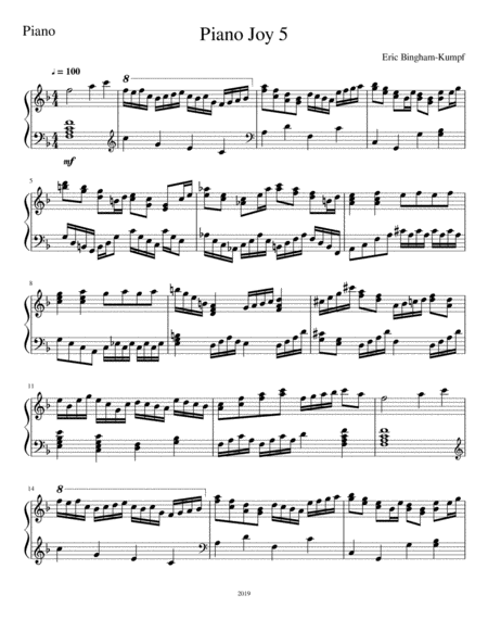 Piano Joy 5 Sheet Music