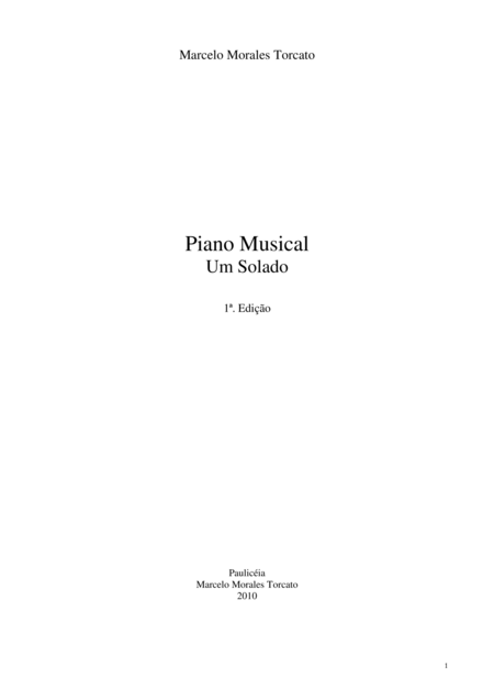 Piano Musical Um Solado Sheet Music