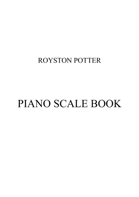 Free Sheet Music Piano Scale Book