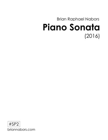 Piano Sonata 2016 Sheet Music