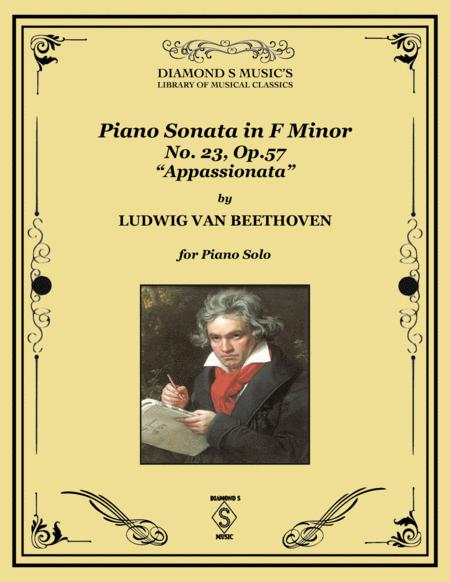 Piano Sonata No 23 Op 57 Appassionata Full Sonata Beethoven Sheet Music