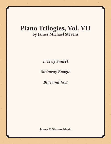 Free Sheet Music Piano Trilogies Vol Vii Jazz