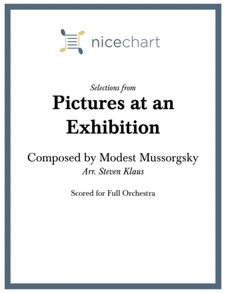 Free Sheet Music Pictures At An Exhibition Score Parts