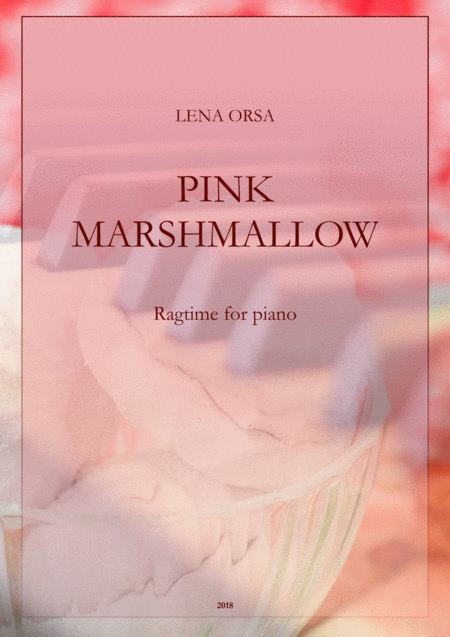 Pink Marshmallow Ragtime Sheet Music