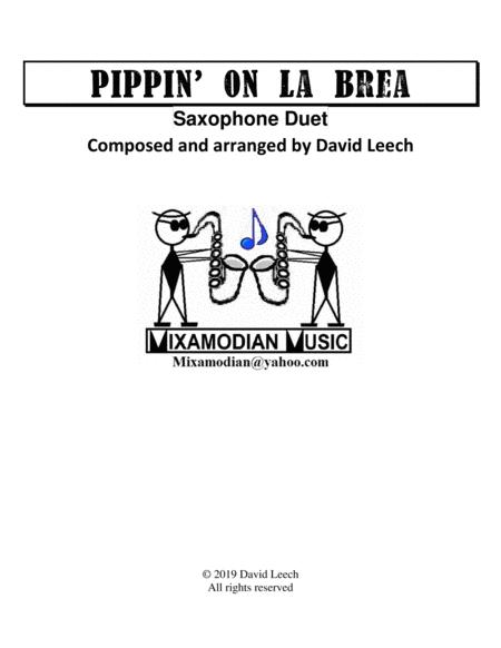 Free Sheet Music Pippin On La Brea Sax Duet