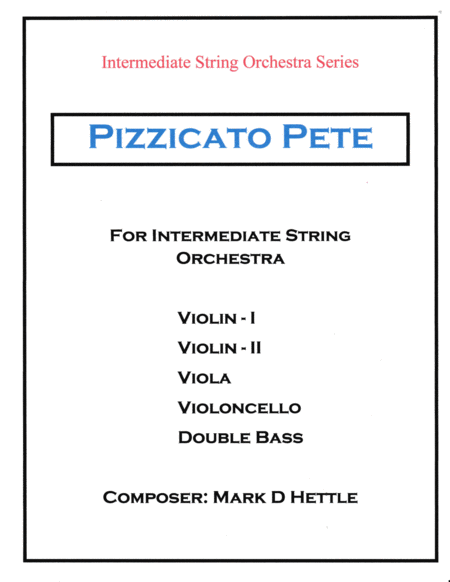 Free Sheet Music Pizzicato Pete