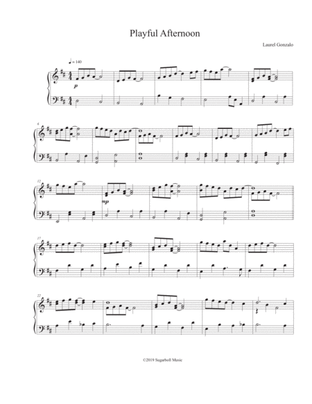 Playful Afternoon Sheet Music