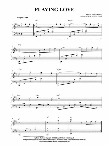 Playing Love For Easy Piano Sheet Music