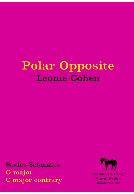 Free Sheet Music Polar Opposite Leonie Cohen Scales Schmales