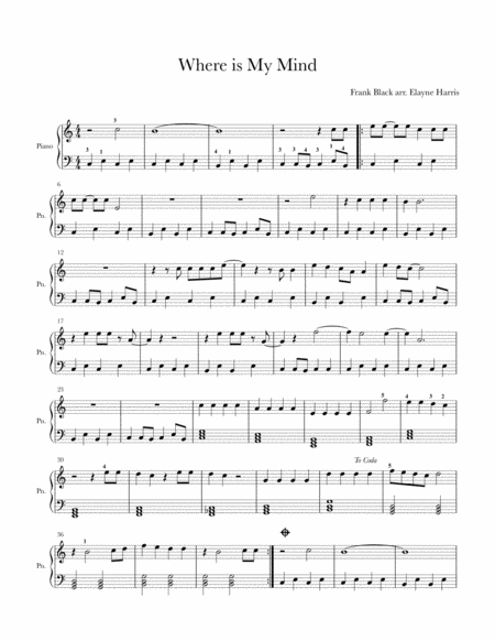 Polarity Sheet Music