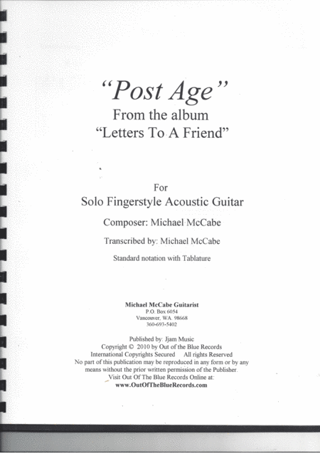 Post Age Sheet Music