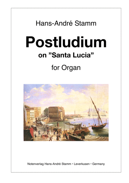 Postludium On Santa Lucia For Organ Sheet Music