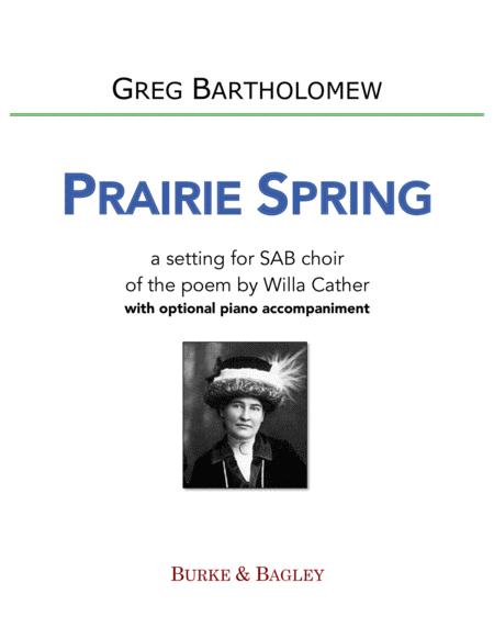Free Sheet Music Prairie Spring Sab