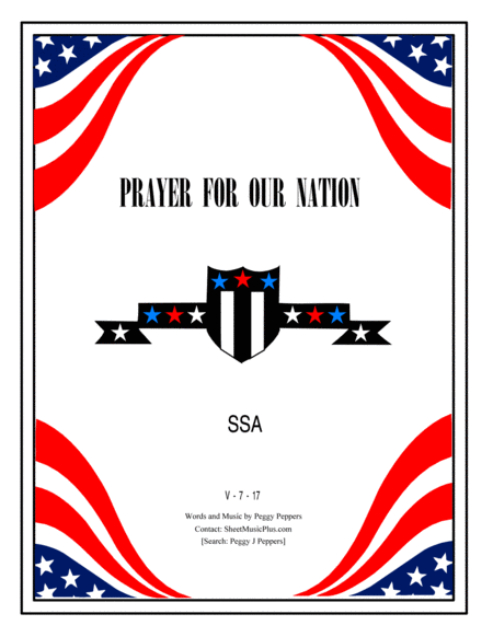 Prayer For Our Nation Sheet Music