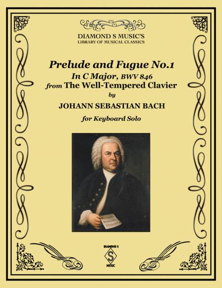 Free Sheet Music Prelude And Fugue No 1 In C Major From The Well Tempered Clavier Book 1 Bwv 846 Js Bach Piano Solo