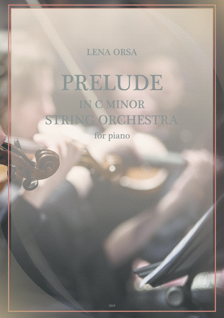 Prelude In C Minor String Orchestra Sheet Music