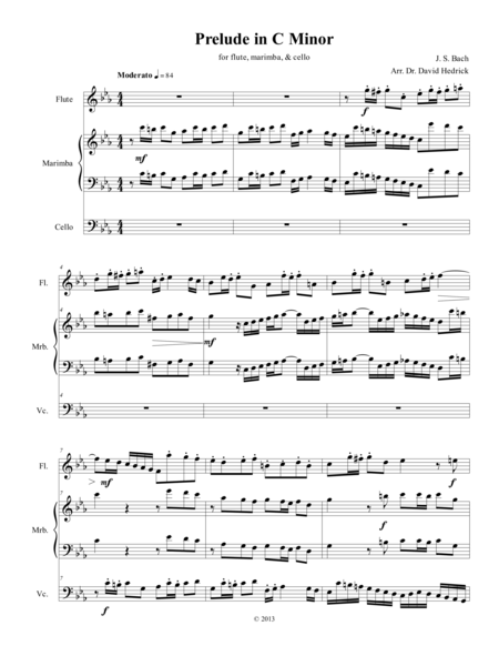 Prelude In C Minor Sheet Music