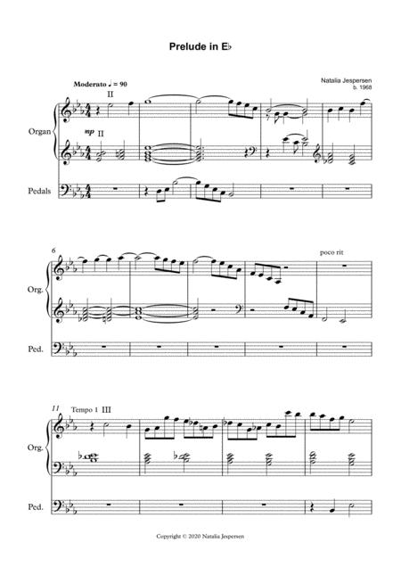 Free Sheet Music Prelude In Es