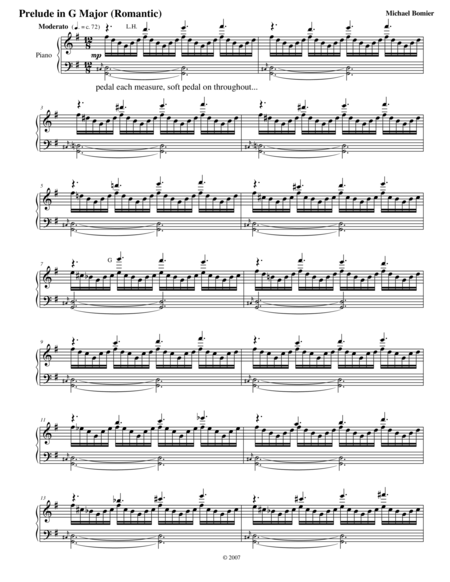 Prelude No 15 In G Major From 24 Preludes Sheet Music