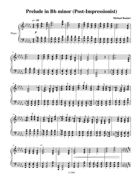 Prelude No 22 In Bb Minor From 24 Preludes Sheet Music