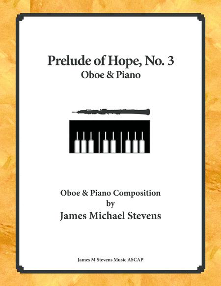 Free Sheet Music Prelude Of Hope No 3 Oboe Piano