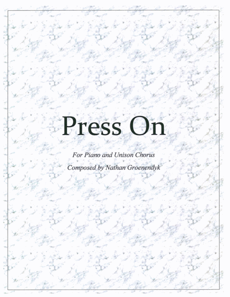 Free Sheet Music Press On