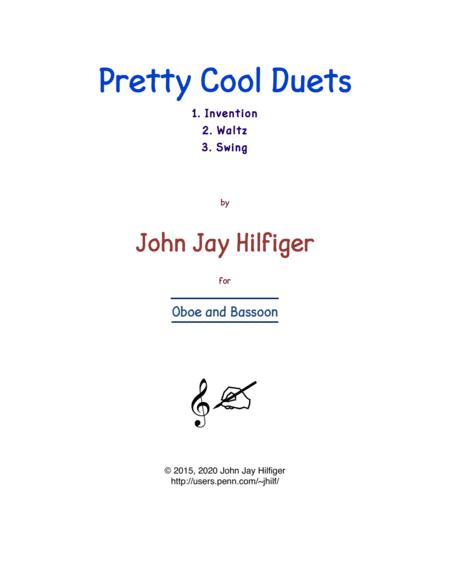 Free Sheet Music Pretty Cool Duets For Oboe And Bassoon