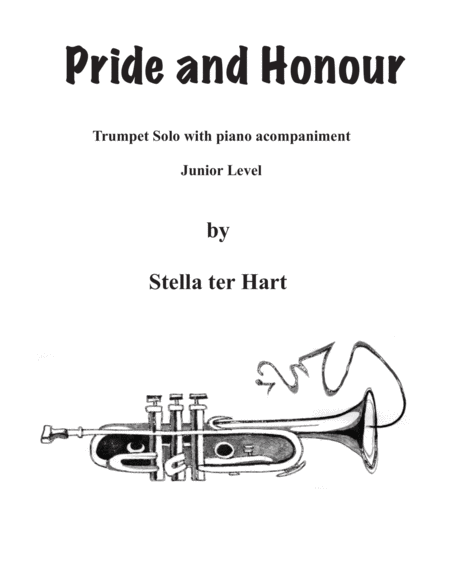 Free Sheet Music Pride And Honour Trumpet Solo Advanced Beginner Junior Level