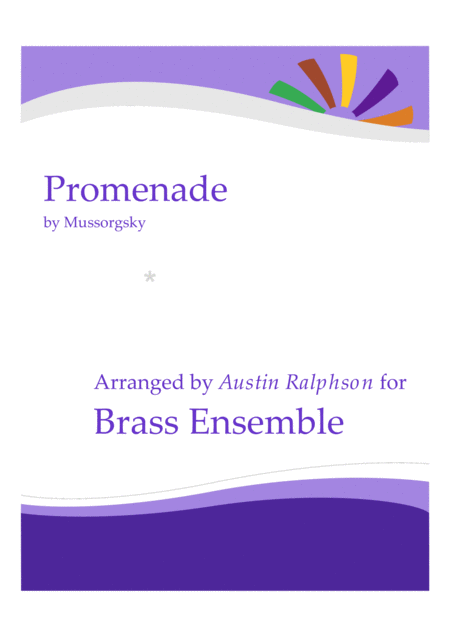 Promenade From Pictures Brass Ensemble Sheet Music