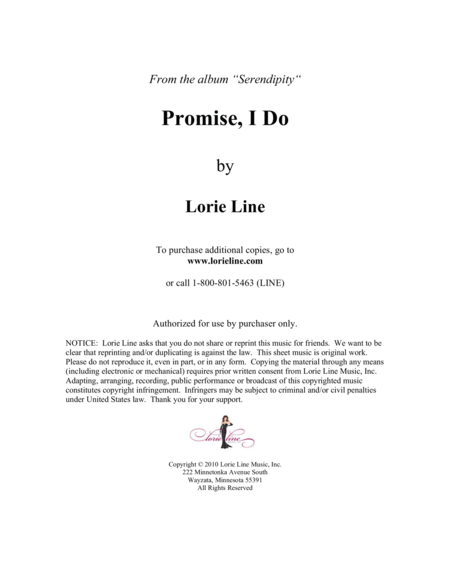 Promise I Do Sheet Music