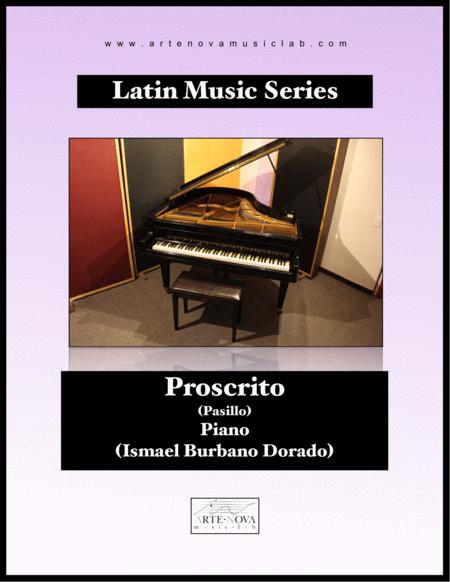 Proscrito Pasillo For Piano Latin Folk Music Sheet Music