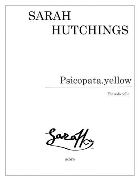 Free Sheet Music Psicopata Yellow For Solo Cello