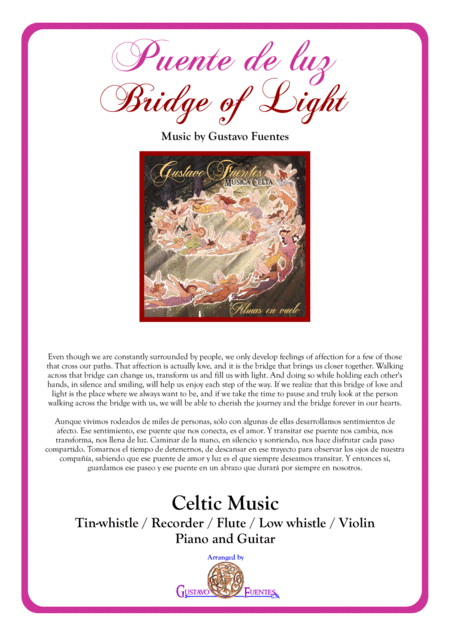 Puente De Luz Bridge Of Light Celtic Song By Gustavo Fuentes Sheet Music