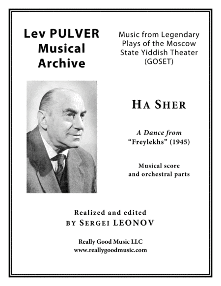 Free Sheet Music Pulver Lev Ha Sher From Freylekhs For Symphony Orchestra Full Score Set Of Parts