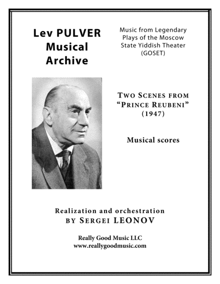 Free Sheet Music Pulver Lev Two Scenes From Prince Reubeni For Symphony Orchestra Score
