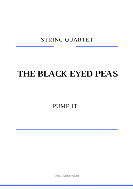 Free Sheet Music Pump It