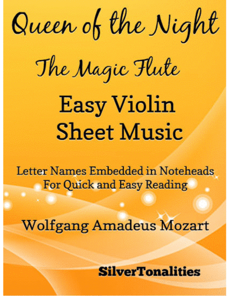 Free Sheet Music Queen Of The Night Magic Flute Easy Violin Sheet Music