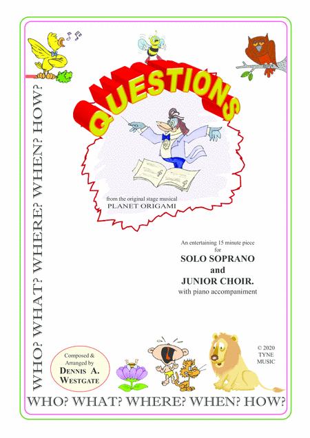 Free Sheet Music Questions A New Choral Piece For A Solo Soprano Junior Choir