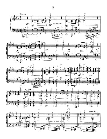 Rachmaninoff Etude Tableau Op 33 No 3 Complete Version Sheet Music