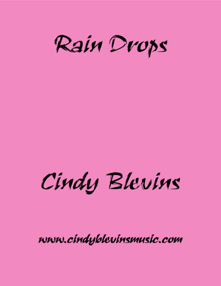 Rain Drops An Original Piano Solo From My Piano Book Balloon Ride Sheet Music