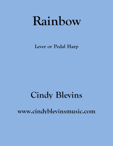 Rainbow An Original Solo For Lever Or Pedal Harp From My Book Gentility Sheet Music