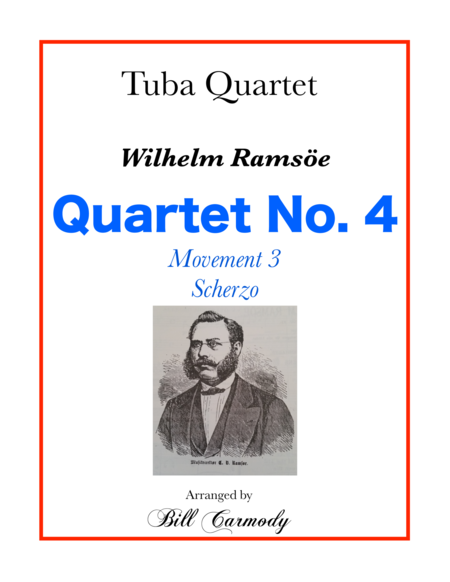 Ramse Quartet No 4 Mvt 3 Scherzo Sheet Music