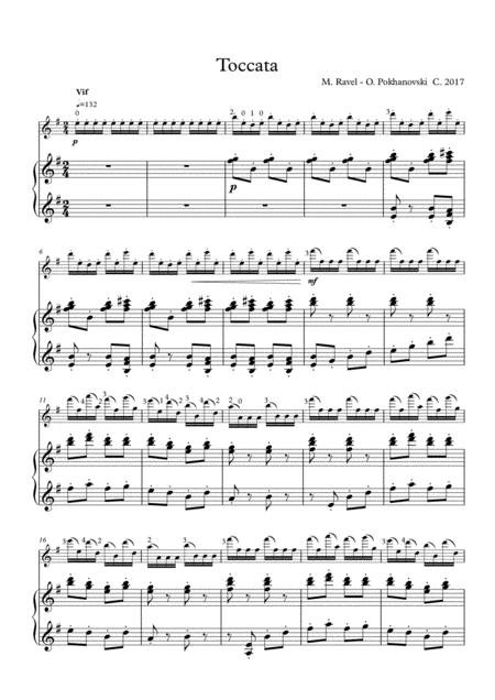 Ravel Toccata From Le Tombeau De Couperin Sheet Music