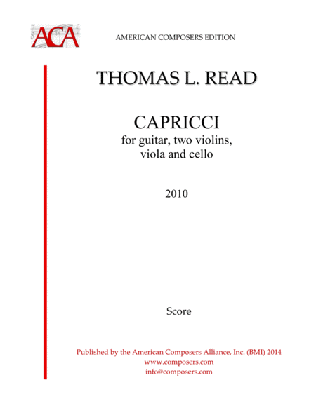 Free Sheet Music Read Capricci