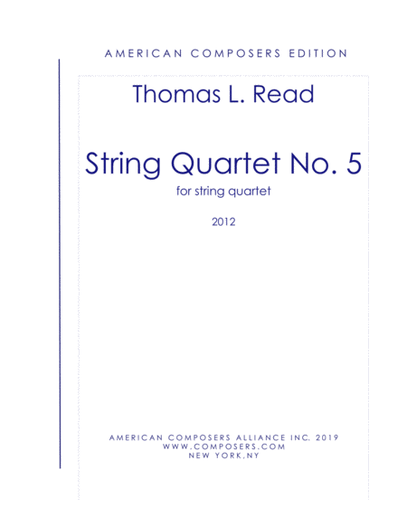 Read String Quartet No 5 Sheet Music