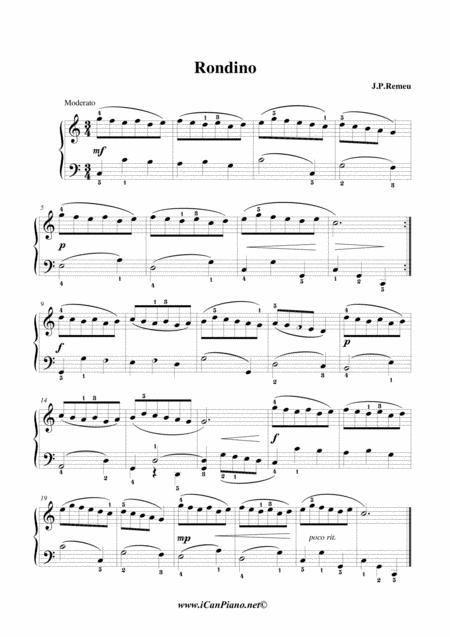 Reameu Rondina Icanpiano Style Sheet Music