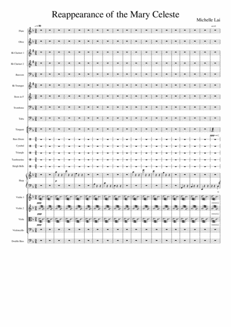 Reappearance Of The Mary Celeste Sheet Music