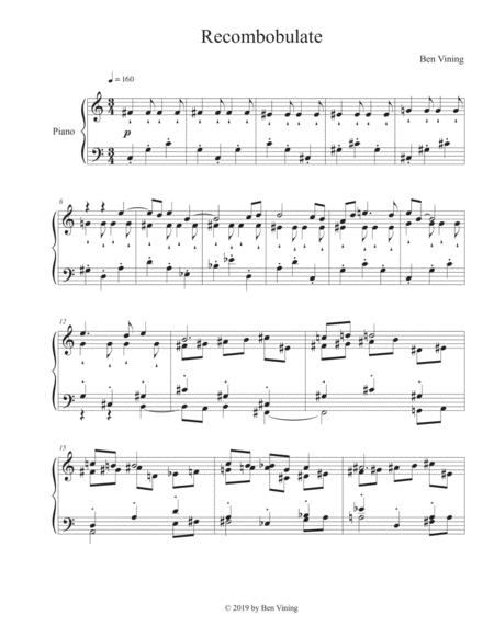 Recombobulate Sheet Music