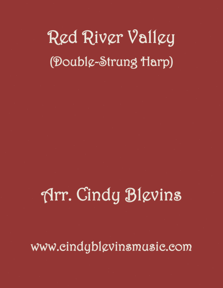 Red River Valley Arranged For Double Strung Harp From My Book 24 Folk Songs For Double Strung Harp Sheet Music